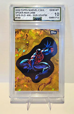 Topps 2025 Marvel Comic Book Heroes SPIDER-MAN 2099 Serial 49/125 GEM 💎 MINT 10 picture