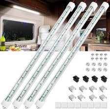 Linkstyle 4PCS 12V LED Interior Light Bar, 12V LED Light Strip, 700LM 6500K picture
