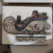 NIB And Vtg. Large Heartwood Creek Jim Shore ‘Delivering Joy’ Boxed  2004 Enesco picture
