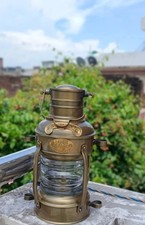 Antique style Maritime Ship Lantern – Vintage Nautical Oil Lamp Boat Light. picture