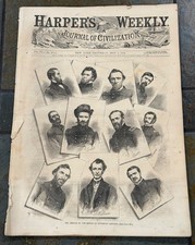 Original Harper’s Weekly Journal of Civilization May 3, 1862 Civil War Magazine picture