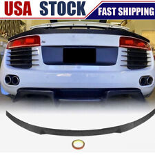 REAL CARBON Rear Trunk Spoiler Wing Lip Fit for Audi R8 V8 V10 Coupe 2008-2015 picture