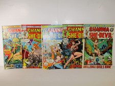 SHANNA THE SHE-DEVIL 1-5 COMPLETE SET 1972-1973 Marvel Comics (s 16274) picture