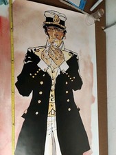 Corto Maltese Poster, 40 Years Old 79.5cm Wide And 194.5cm Long picture