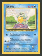 English LP Squirtle 063/102 BS Pokemon Base Set picture