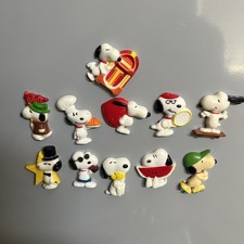Vintage 1985 Snoopy Peanuts Refrigerator Magnet Lot 10 Hong Kong READ picture