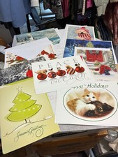 Lot of 20 Beautiful Assorted Christmas cards new picture