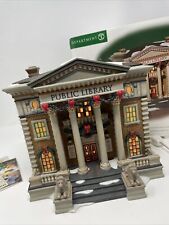 Dept 56 Christmas In The City Hudson Public Library #56.58942 picture