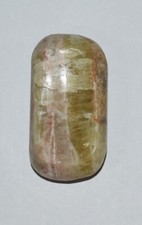 Tri Color Fluorite Hand Carved from North Carolina 228CT with Thumb Indent 228ct picture