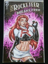 Pokémon Team Rocket Jessie Original Art Garrett Blair Rocketeer Cover Sketch picture