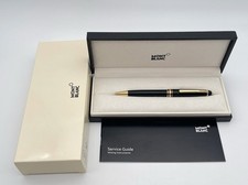Authentic Montblanc Meisterstück 164 Black Gold Ballpoint Pen New Box picture