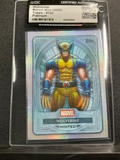 2025 Topps Mint Marvel Wolverine #102 Minted Platinum #/99 picture