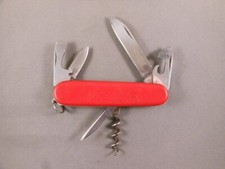 Rare Vtg ELINOX Victorinox 1973-1977 Stamp Economy Line Spartan Swiss Army Knife picture