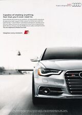2012 2013 Audi S6 - version2 - Original Advertisement Print Art Car Ad J888 picture