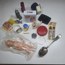 Junk Drawer Lot Treasure Vintage To Now Treasures Galore  picture