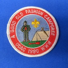 Boy Scout OA Chanco Lodge 483 1990 ODAC Camporee Patch VA 269B3-BIN picture
