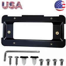 Rear License Plate Holder Bracket Fits BMW Mount Frame Tag Base  Screws & Wrench picture