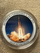 NEW “ARTERMIS II” April 2026 “Launching A New Era” Back To The Moon Coin picture