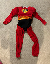 Disney Shopping The Incredibles Youth Large Costume Bodysuit L Red/Black/Gold picture