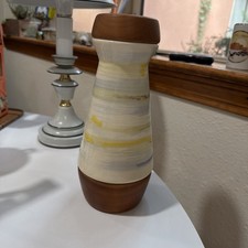 David Collier Handmade Wood Clay Kaleidoscope Vintage picture