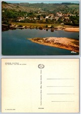 Vetheuil Val-d'Oise France Aerial View Seine River Village Church Postcard picture