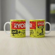 RYOBI ONE+ Mug – Tool Lover Gift for Dad or Mechanic Black/White Coffee Mug picture