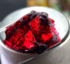 113.05Ct EGL Certified Burmese Natural Crystal Red Ruby Rough Untreated Gemstone picture