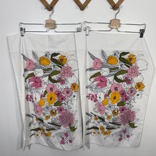 Vintage Pillowcase Lot King Flower Power Pastel  picture
