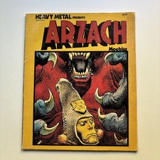 ARZACH - HEAVY METAL PRESENTS - MOEBIUS - 1977 RARE TPB COMIC picture