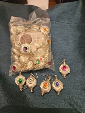 Vintage Mercury Glass  Christmas ornaments  Czech Republic NOS - Micro picture
