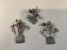 54mm WW2 British Soldiers Doughboys Pewter Infantry Figurine Miniatures Lot 3 picture