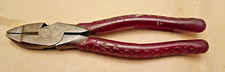 Vintage Klein Bros. Tools USA 213-8NE Lineman’s Pliers. Made in USA. picture
