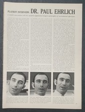 Playboy INTERVIEW -  Environmental Alarmist  DR PAUL EHRLICH     August, 1970 picture