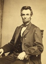 1864 Abraham Lincoln Portrait PHOTO Art, Civil War President, Gettysburg Address picture