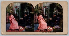 One Year Afterwards Stereoview Curved Mount 67B Victorian Era picture