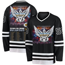 50th ANNIVERSARY Triumph band tour date Hockey Jersey All sizes MINHO1 picture