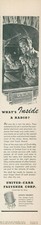 1944 United Carr Fastener Armed Services Radio Sockets Vintage Print Ad L28 picture