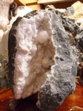 Natural Okenite with Prehnite, Gyrolite and Druzy Quartz  picture