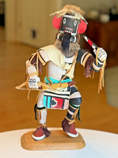 Hopi Left Handed Hunter Kachina Signed by Harris Johnson (20