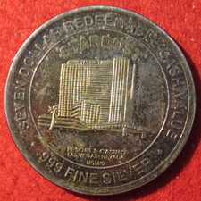 Stardust Resort - Seven Dollar Redeemable Cash Value - .999 Fine Silver - Z1 picture