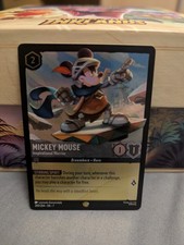 Disney Lorcana Mickey Mouse Inspirational Warrior 200/204 Legendary FOIL 🔥🔥🔥 picture