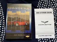 Unopened 2005 Chevrolet Corvette C6 Showroom Dealership Exterior Color Chart CD picture