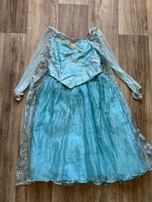 Disney Parks Frozen Elsa Costume Dress Girls XL 14/16 Princess Halloween picture