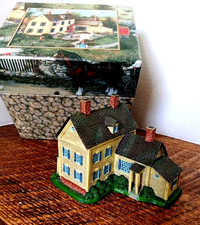 Lang Village Vintage 1998 Meadowbrook Farm Farmhouse with Original Box picture