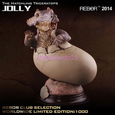 REBOR JOLLY the Hatchling Triceratops Statue Dinosaur Model Display IN STOCK picture