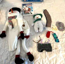 Eden The Snowman Plush Raymond Briggs Vintage 25cm Japan Rare Dress Up Doll bonu picture