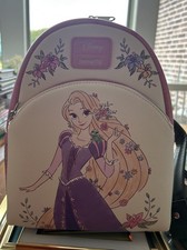 Loungefly Rapuzel Tangled Disney Floral Flowers Mini Backpack 32656678 NWT picture