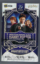 2026 Kakawow Aura Harry Potter 25th Anniversary Factory Sealed Hobby Booster Box picture