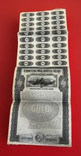 1902 Choctaw Oklahoma & Gulf RR Bond 99 Coupons Native American Vignette AK picture