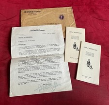1938 Coca-Cola Atlanta List Of Hospitals Serving Coca-Cola Letter & 2 Booklets picture